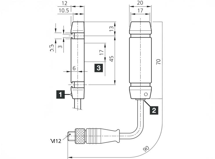 di-soric ISDP 70 PSLK-K-BS | İndüktif Tüp Sensör