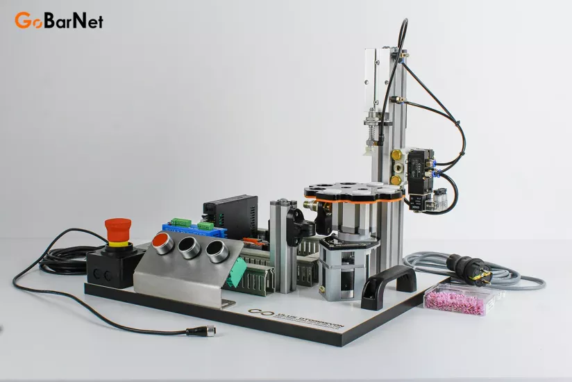 Döner Tablalı Mekatronik Step Motor Eğitim Seti