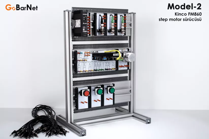 EasyCon 24V DC Beslemeli Step Motor Eğitim Seti