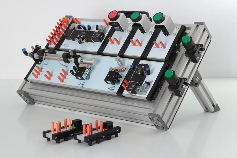ElektroPnömatik Eğitim Seti | FlexiBench V24 Panel