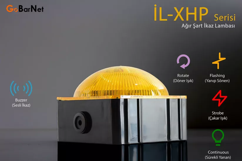 Endüstriyel İkaz Lambası | Ağır Şart Sanayi Tipi
