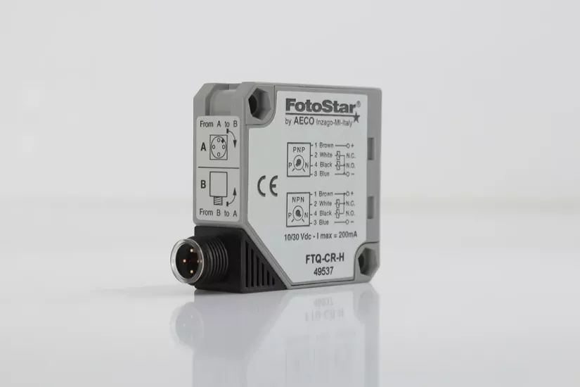 AECO FTQ-CR-H | Reflektörlü Fotoelektrik Sensör