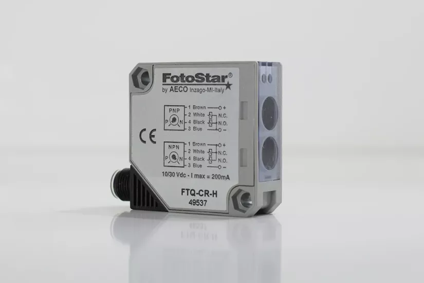 AECO FTQ-CR-H | Reflektörlü Fotoelektrik Sensör