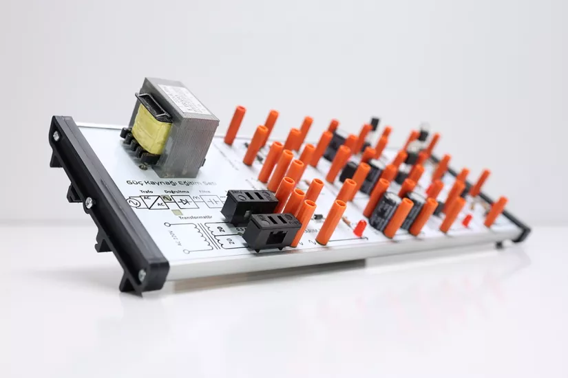 Güç Kaynağı Eğitim Seti | Born Klemensli | 20-0-20V AC Trafo
