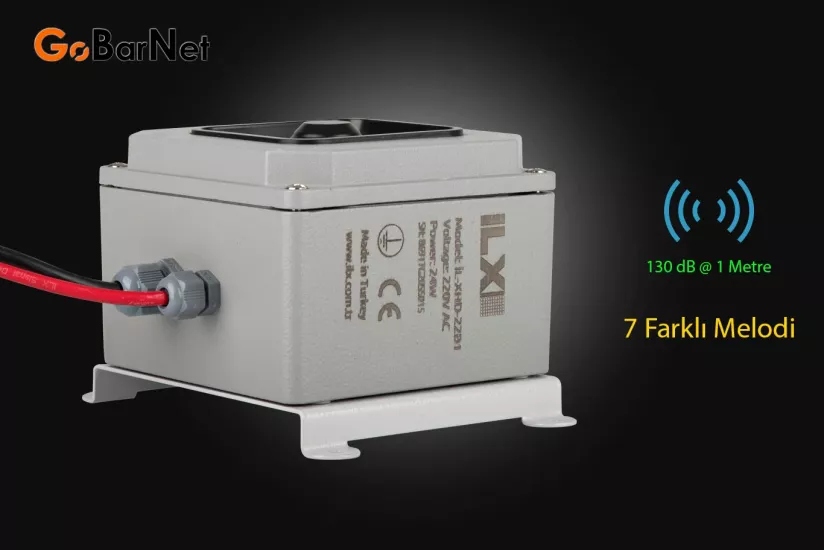 İkaz Kornası | 130 dB 7 Melodili | Alüminyum Siren