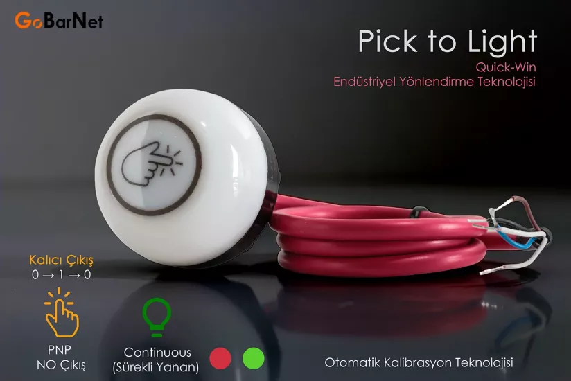 Işıklı Dokunmatik Buton ile Işıklı Toplamada Güve