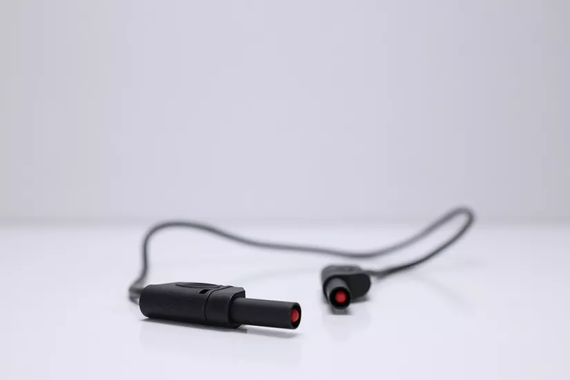 4mm Siyah Korumalı Kumanda Test Kablosu | 30–50–100 cm