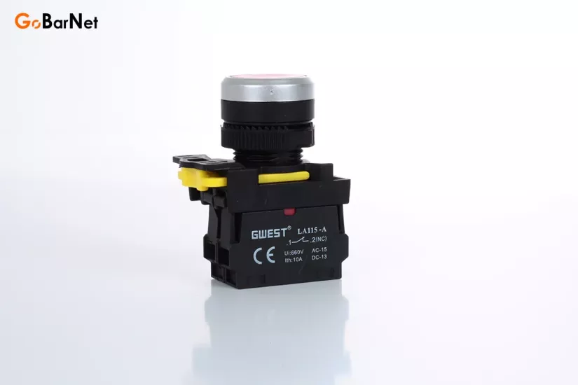 Işıklı Stop Butonu LA115-A 220V AC-DC Fiyatı