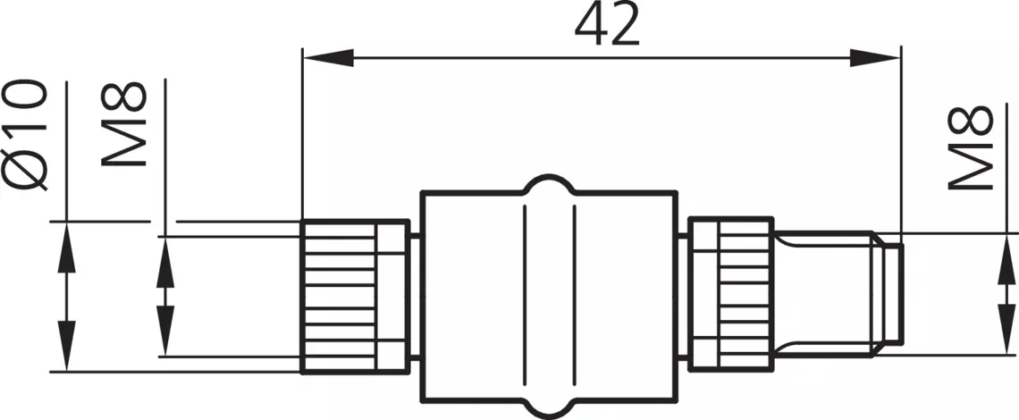 M8K4/M8S3 Sensör Adaptörü 4 Pin - 3 Pin Fiyatı