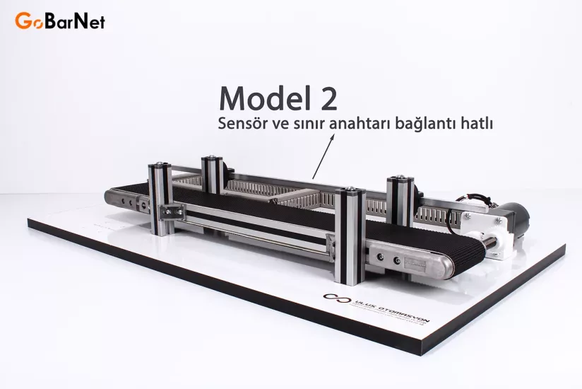 Konveyör Bant Eğitim Seti | Demonte | DC Motorlu