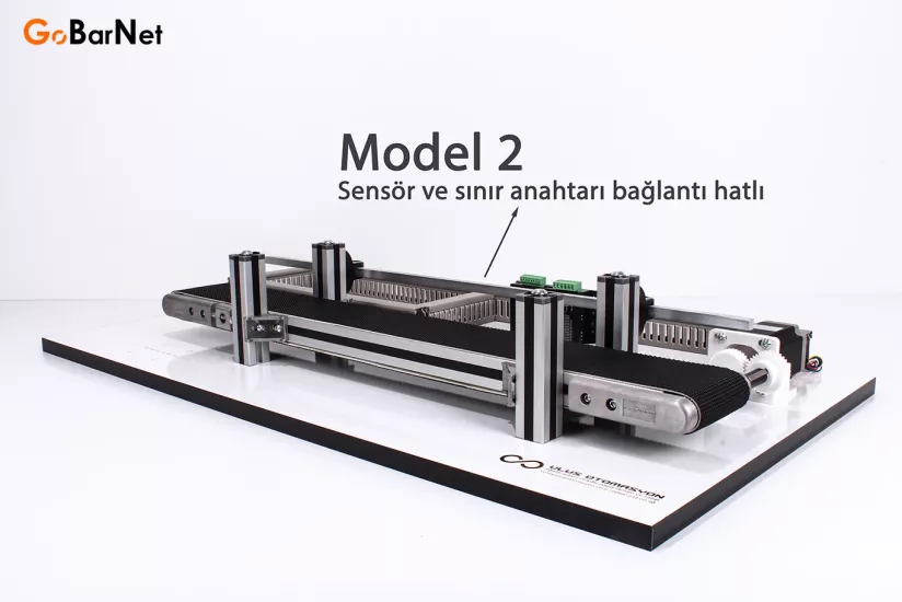 Konveyör Bant Eğitim Seti | Demonte | Step Motorlu