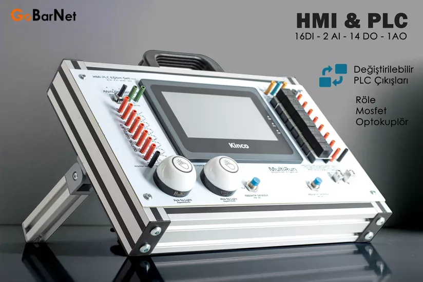 PLC Eğitim Seti | 7 inc HMI Panel & PLC Fiyatı