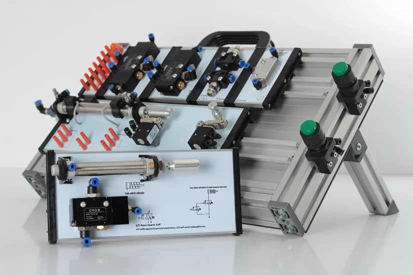 Pnömatik Deney Seti | Taşınabilir FlexiBench