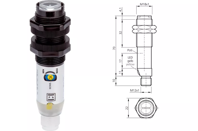 OT 18 K 30 P3-B4 M18 PNP Optik Sensör Fiyatları