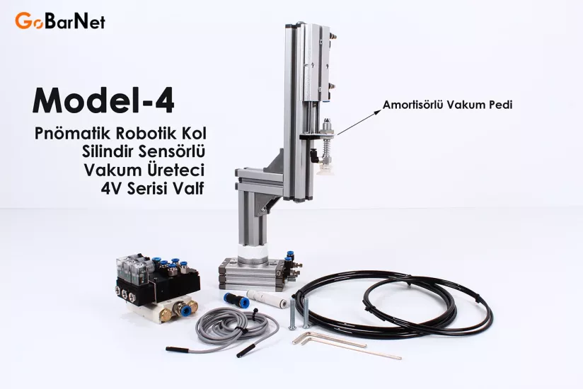 Pnömatik Döner Robotik Ünite, Modüler Sistem