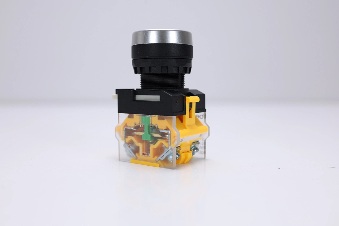 Bentong Start Butonu | 22mm Sarı | Çift Kontaklı
