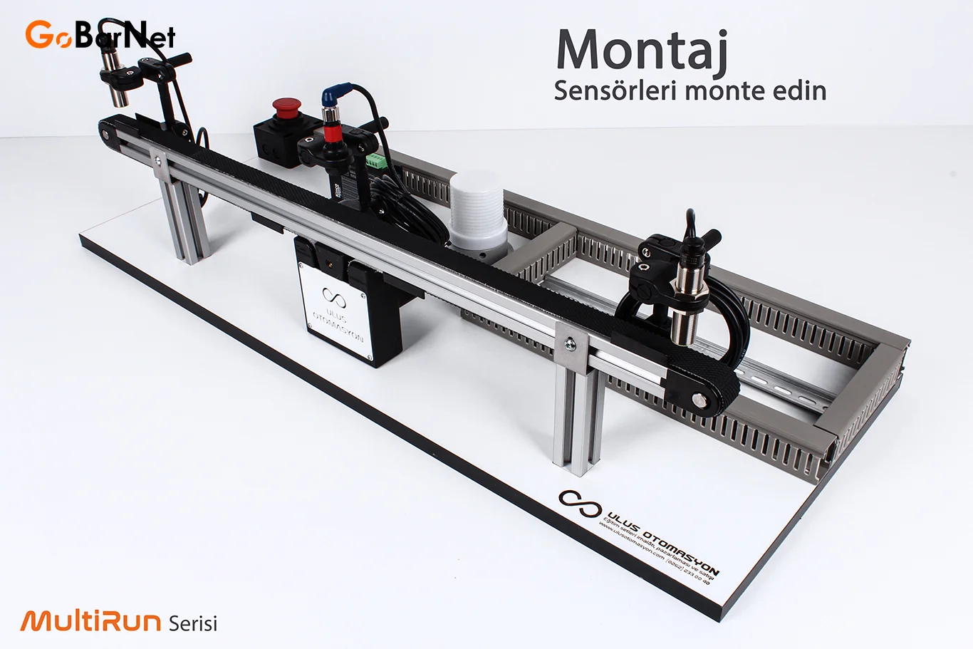 Konveyör Bant Eğitim Seti | MultiRun Step Motorlu