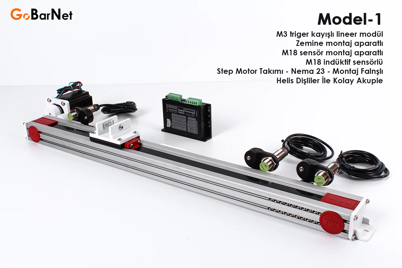 Lineer Modül, Step-Servo Motorlu - 4 Farklı Model