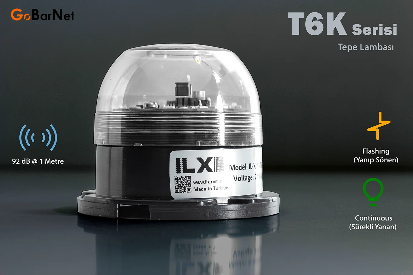 Tepe Lambası – Ekonomik Fiyat | 92 dB, IP65 T6K