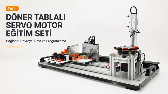 Servo motor eğitim seti